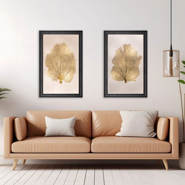 Framed Print - Honey Gold Leaf Tree