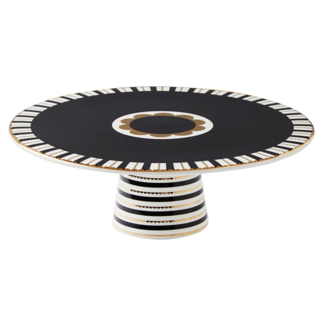 Teas's & C's Regency Black Footed Cake Stand - Maxwell & Williams