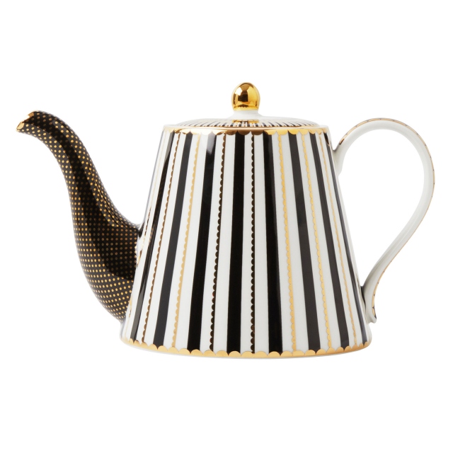Tea's & C's Regency Black Teapot - Maxwell & Williams